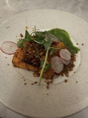 Roasted squashh #Veganuary at Tendril in London