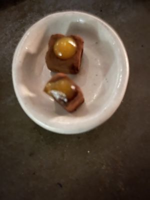 Truffle with passion fruit #Veganuary at Tendril in London