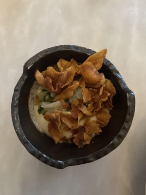 Fennel crisp   at Tendril in London