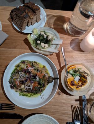 First course at Tendril in London