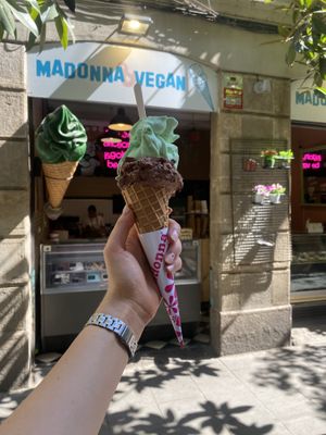   at Madonna Vegan in Barcelona