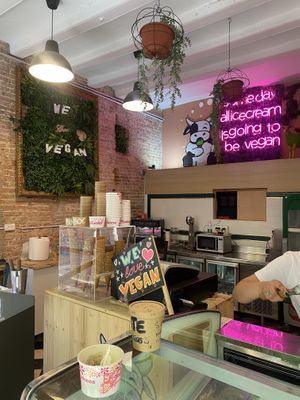   at Madonna Vegan in Barcelona