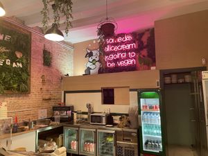 Inside  at Madonna Vegan in Barcelona