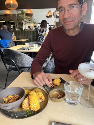 Enjoying Peruvian food !  at Tumi in Quebec