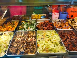 Variety of dishes available at Bishan Vegetarian 碧山素食 in Central Singapore