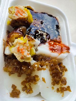 4 in 1 dim sum set at Bishan Vegetarian 碧山素食 in Central Singapore