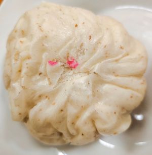 Char siew bao at Bishan Vegetarian 碧山素食 in Central Singapore