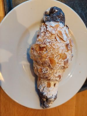Marzipan croissant 2 euros at Bäckerei Riegler - Max-Jarecki-Straße in Heidelberg