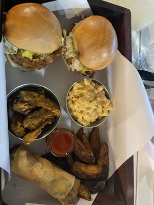 Vegan slider box🤤  at Wat Bong in Siem Reap