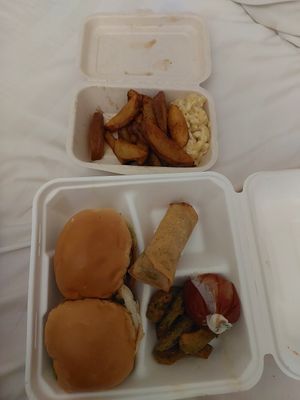 Vegan box at Wat Bong in Siem Reap