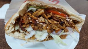 Vegan kebab at Mainzer Kebap in Mainz