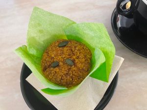 Vegan muffin   at Solatz by Sáez in Mallorca