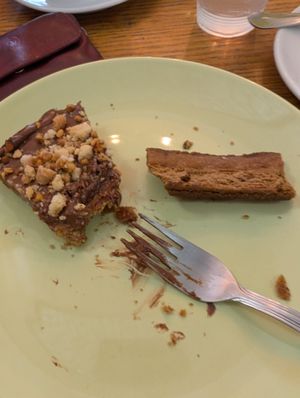 Chocolate banana tart at Viola Bakery in Siracusa