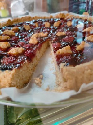 Crostata di ciliegie fresche at Bar Trattoria Splendor in Noli