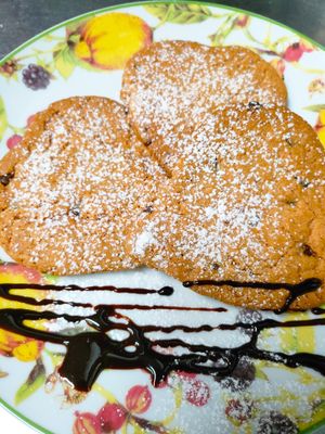 Biscotti croccanti con gocce di cioccolato at Bar Trattoria Splendor in Noli