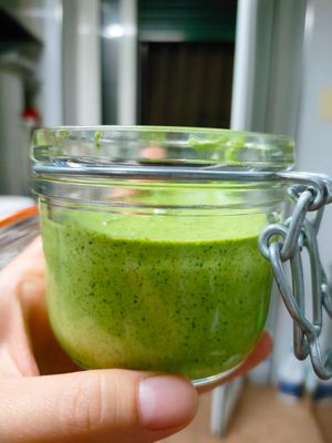 Pesto fatto in casa at Bar Trattoria Splendor in Noli