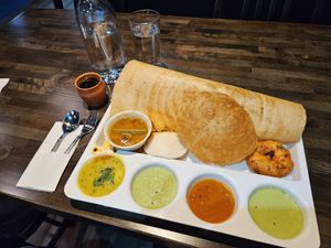 Full of aromatic spices and flavor. Amazing! at Sri Balaji Caffe in Pineville