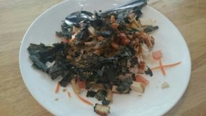 sea weed rice at Zi Zai Vegetarian 自在齋 - Yishun in North Singapore