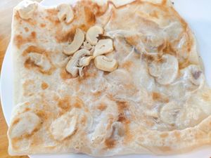 Mushroom prata at Zi Zai Vegetarian 自在齋 - Yishun in North Singapore