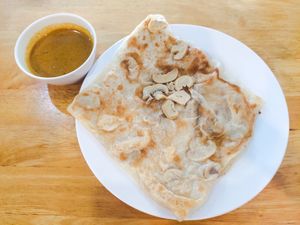 Mushroom prata at Zi Zai Vegetarian 自在齋 - Yishun in North Singapore