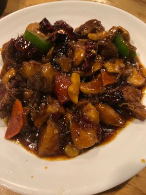 Gong Bao Monkeyhead Mushroom at Zi Zai Vegetarian 自在齋 - Yishun in North Singapore