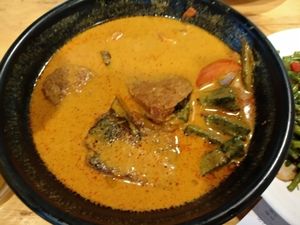 Curry fish at Zi Zai Vegetarian 自在齋 - Yishun in North Singapore