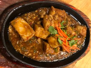 Hot Plate Beancurd  at Zi Zai Vegetarian 自在齋 - Yishun in North Singapore