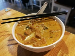 Laksa at Zi Zai Vegetarian 自在齋 - Yishun in North Singapore