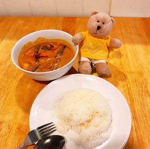 Curry mutton rice $4.80 at Zi Zai Vegetarian 自在齋 - Yishun in North Singapore