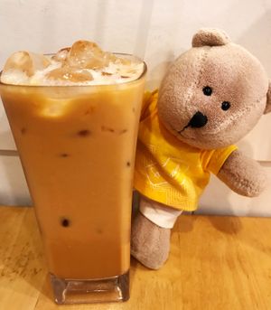 Milk Tea $1.50 at Zi Zai Vegetarian 自在齋 - Yishun in North Singapore