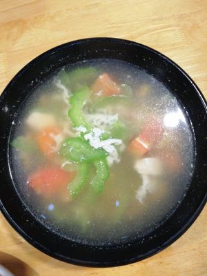 Bittergourd soup at Zi Zai Vegetarian 自在齋 - Yishun in North Singapore