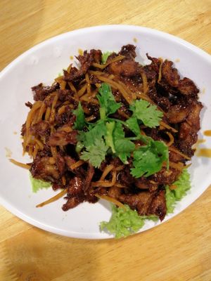 Ginger duck at Zi Zai Vegetarian 自在齋 - Yishun in North Singapore