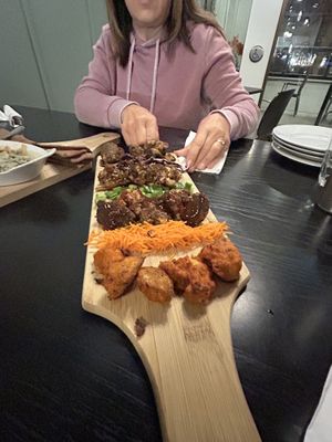 Bouchées de choux fleurs   at Carrots n' Dates in Cornwall