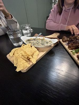 Trempette aux épinards   at Carrots n' Dates in Cornwall