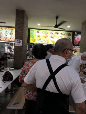 Stall front  at Zhen Xin Vegetarian 真心素食 in Northeast Singapore