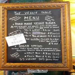  at The Veggie Table in South East London