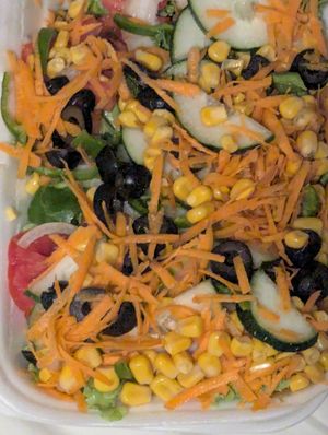 Salad at Olga's - The Italian Corner in Livingstone