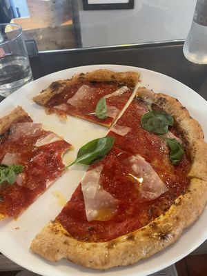 Vegan and gluten free Margarita   at New Bridge Sprizza in Florence