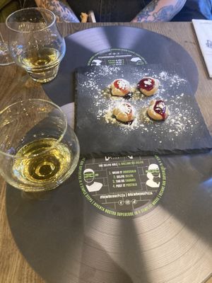 Grappa and dessert vegana  at New Bridge Sprizza in Florence