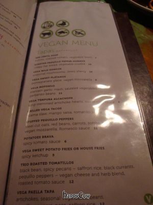 vegan tapas at Bar Bistro at The Arts Factory in Las Vegas