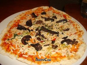 wild hongos pizza at Bar Bistro at The Arts Factory in Las Vegas