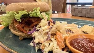 Kimchee “chicken” burger  at Sala - Avenue K in Kuala Lumpur