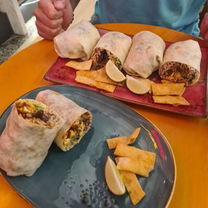 Burritos with Tofu and Tempeh at Sala - Avenue K in Kuala Lumpur