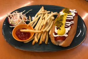 The hot dog  at Sala - Avenue K in Kuala Lumpur