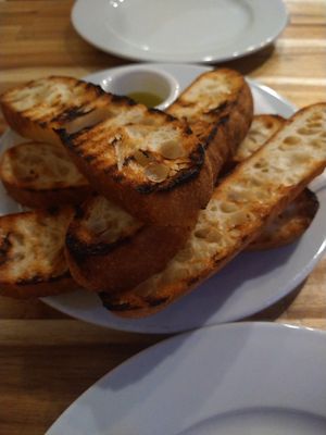 Grilled bread at Lilla in Portland