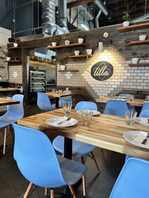 Inside the restaurant-so cute!  at Lilla in Portland