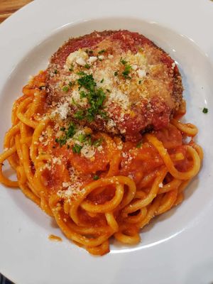 Chicken Parmesan at Lilla in Portland
