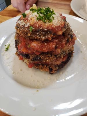 Eggplant Parmesan at Lilla in Portland