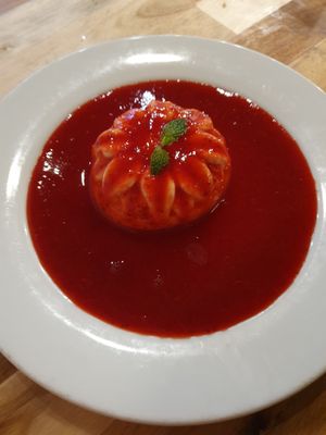 Panna cotta at Lilla in Portland