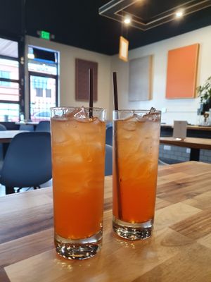 aperol spritz at Lilla in Portland